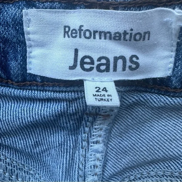 Reformation Liza Ultra High Rise Straight jeans - Picture 8 of 12